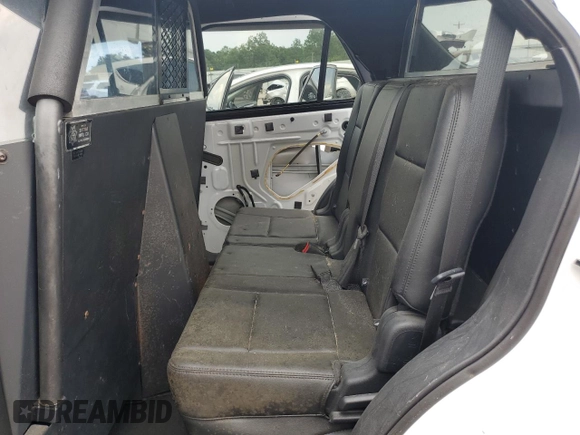 2016 Ford Utility Police Interceptor with VIN 1FM5K8AR6GGD31450, listed as a Copart auction lot 74237674 with 51,949 mi miles and Salvage Title. Bid and sale history available at carsss.com. Image 10.
