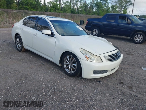 2007 Infiniti G35 Journey with VIN JNKBV61E57M701626, listed as a IAAI auction lot 41932006 with 130,636 mi miles and . Bid and sale history available at DreamBid. Image 1.