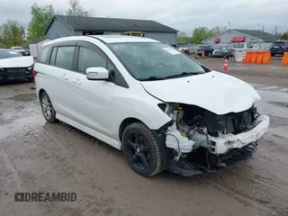 2014 Mazda 5 Grand Touring z VIN JM1CW2DL8E0171579, wystawiony jako IAAI lot #42188258 z przebiegiem 154 717 mil mil oraz . Historia ofert i sprzedaży dostępna na DreamBid. Obrazek 1.