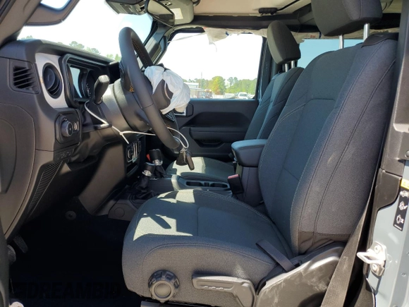 2024 Jeep Wrangler Sport S с VIN 1C4PJXAG8RW352284, выставлен на аукционе Copart как лот 52002625 с пробегом 1 403 миль миль и Списание • Salvage title. История ставок и продаж доступна на DreamBid. Изображение 7.