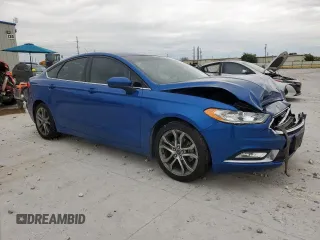 2017 Ford Fusion SE with VIN 3FA6P0HD9HR262033, listed as a Copart auction lot 63628275 with 93,649 mi miles and Salvage title. Bid and sale history available at DreamBid. Image 4.