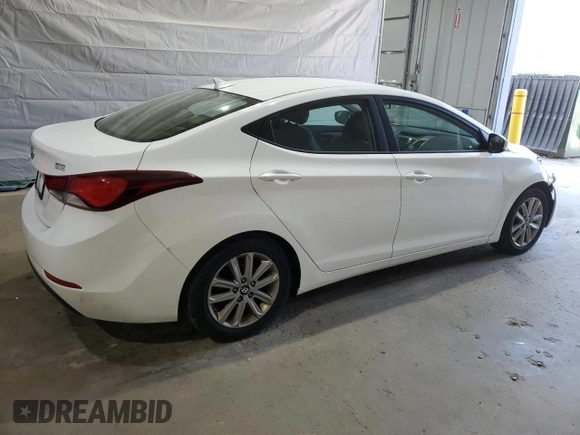 2014 Hyundai Elantra SE with VIN 5NPDH4AE0EH494317, listed as a Copart auction lot 56297895 with 87,835 mi miles and Salvage title. Bid and sale history available at DreamBid. Image 3.
