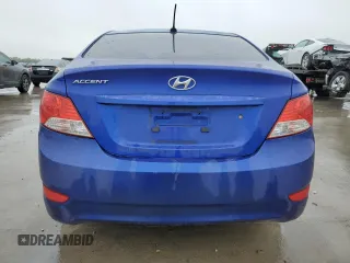 2012 Hyundai Accent GLS with VIN KMHCU4AE9CU098280, listed as a Copart auction lot 51658745 with 166,310 mi miles and Clean Title. Bid and sale history available at carsss.com. Image 6.
