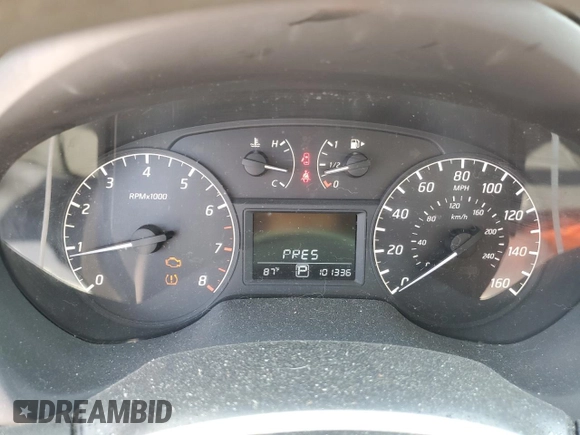 2016 Nissan Sentra SR with VIN 3N1AB7AP8GY256196, listed as a Copart auction lot 53128825 with 101,336 mi miles and Salvage Title. Bid and sale history available at DreamBid. Image 9.