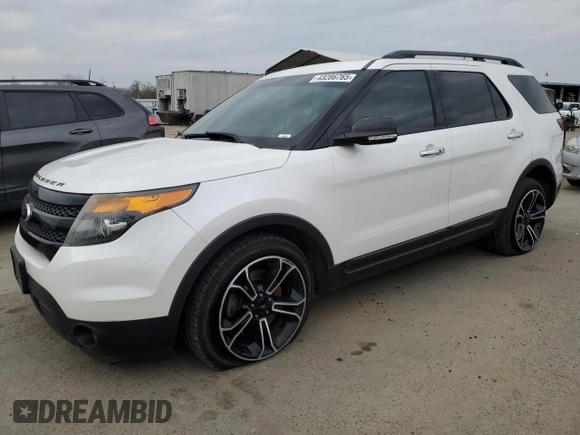 2013 Ford Explorer Sport with VIN 1FM5K8GT0DGC10508, listed as a Copart auction lot 43286765 with 169,515 mi miles and Salvage Title. Bid and sale history available at carsss.com. Image 1.