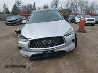 2019 Infiniti QX50 Essential with VIN 3PCAJ5M37KF143597, listed as a IAAI auction lot 41827890 with 39,975 mi miles and . Bid and sale history available at DreamBid. Image 12.