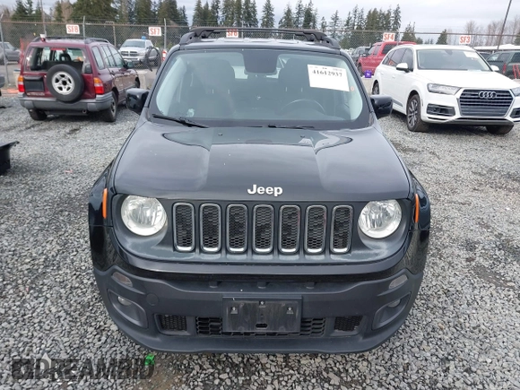 2016 Jeep Renegade Latitude with VIN ZACCJABT9GPD08554, listed as a IAAI auction lot 41612937 with 110,476 mi miles and . Bid and sale history available at DreamBid. Image 12.