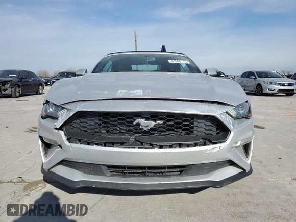 2018 Ford Mustang EcoBoost Premium with VIN 1FATP8UH3J5117881, listed as a Copart auction lot 41690775 with Not Provided miles and Salvage Title. Bid and sale history available at carsss.com. Image 5.