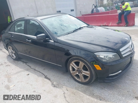 2011 Mercedes-Benz C 300 Sport with VIN WDDGF8BB3BR165099, listed as a IAAI auction lot 42019825 with 150,980 mi miles and . Bid and sale history available at DreamBid. Image 1.