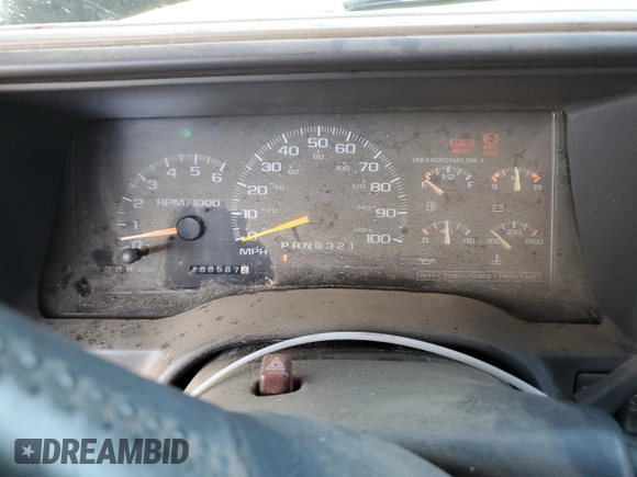 1999 GMC Yukon with VIN 1GKEK13RXXJ730202, listed as a Copart auction lot 73236834 with 188,567 mi miles and Non Repairable. Bid and sale history available at carsss.com. Image 9.