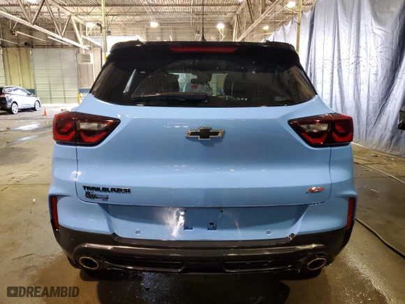 2024 Chevrolet TrailBlazer RS with VIN KL79MTSL9RB067912, listed as a Copart auction lot 86872174 with 10,233 mi miles and Salvage Title. Bid and sale history available at carsss.com. Image 6.