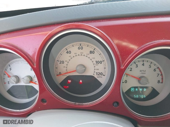 2006 Chrysler PT Cruiser with VIN 3A4FY48B26T254069, listed as a IAAI auction lot 41767193 with 58,706 mi miles. Bid and sale history available at carsss.com. Image 7.