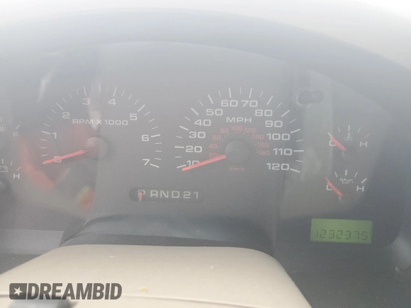 2005 Ford F-150 STX with VIN 1FTRX12W65FB55666, listed as a Copart auction lot 49059735 with 123,237 mi miles and Non Repairable. Bid and sale history available at carsss.com. Image 9.