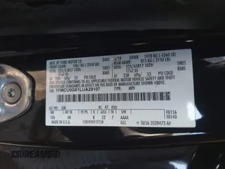 2020 Ford Escape SE with VIN 1FMCU0G61LUA29107, listed as a IAAI auction lot 42286796 with 76,033 mi miles and . Bid and sale history available at DreamBid. Image 9.