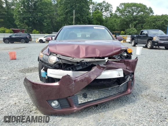 2009 Acura TSX with VIN JH4CU26699C011226, listed as a Copart auction lot 61022275 with 50,214 mi miles and Salvage title. Bid and sale history available at DreamBid. Image 5.