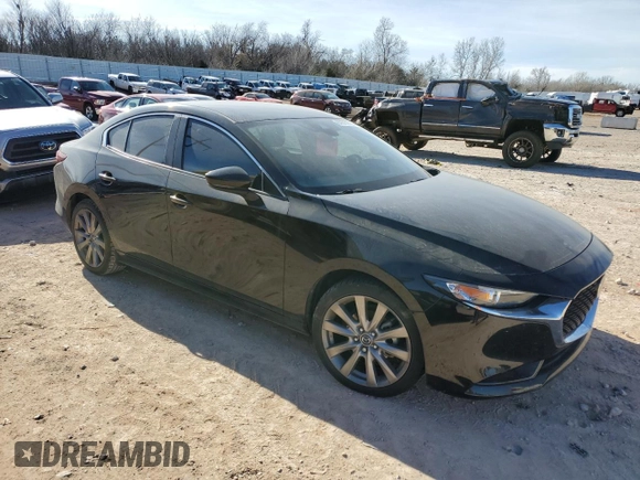 2019 Mazda 3 Select with VIN JM1BPACLXK1110454, listed as a Copart auction lot 87614775 with 19,322 mi miles and Salvage Title. Bid and sale history available at carsss.com. Image 4.