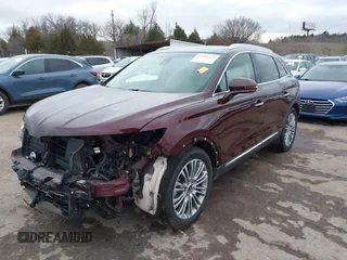 2017 Lincoln MKX Reserve with VIN 2LMPJ6LR1HBL43659, listed as a IAAI auction lot 41480654 with 100,677 mi miles. Bid and sale history available at carsss.com. Image 18.