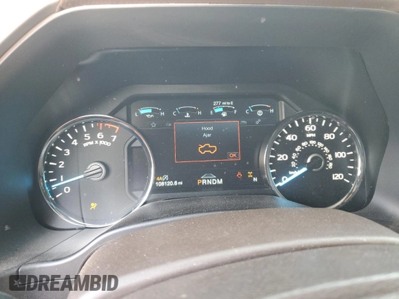 2019 Ford F-150 XL with VIN 1FTEW1E42KFC94989, listed as a Copart auction lot 48256705 with 108,120 mi miles and Salvage Title. Bid and sale history available at carsss.com. Image 9.