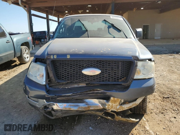2005 Ford F-150 XLT with VIN 1FTPX14545KD24649, listed as a Copart auction lot 46359215 with 0 mi miles and Salvage Title. Bid and sale history available at carsss.com. Image 5.