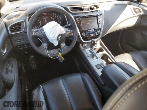 2019 Nissan Murano SL z VIN 5N1AZ2MJ5KN126770, wystawiony jako Copart lot #49575285 z przebiegiem 114 143 mil mil oraz Szkoda całkowita • Salvage title. Historia ofert i sprzedaży dostępna na DreamBid. Obrazek 8.