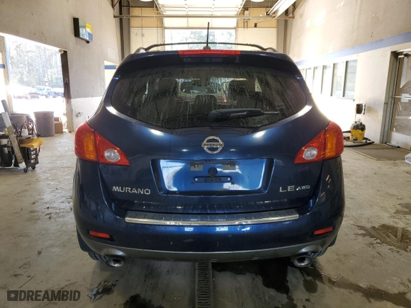 2009 Nissan Murano LE with VIN JN8AZ18W09W127385, listed as a Copart auction lot 44511005 with 174,014 mi miles and Salvage Title. Bid and sale history available at carsss.com. Image 6.