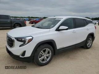 2021 GMC Terrain SLE z VIN 3GKALMEV9ML340767, wystawiony jako Copart lot #53554485 z przebiegiem 53 567 mil mil oraz Szkoda całkowita • Salvage title. Historia ofert i sprzedaży dostępna na DreamBid. Obrazek 1.