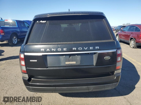 2016 Land Rover Range Rover Supercharged with VIN SALGS2EF0GA305044, listed as a Copart auction lot 50688515 with Not provided miles and Salvage title. Bid and sale history available at DreamBid. Image 6.