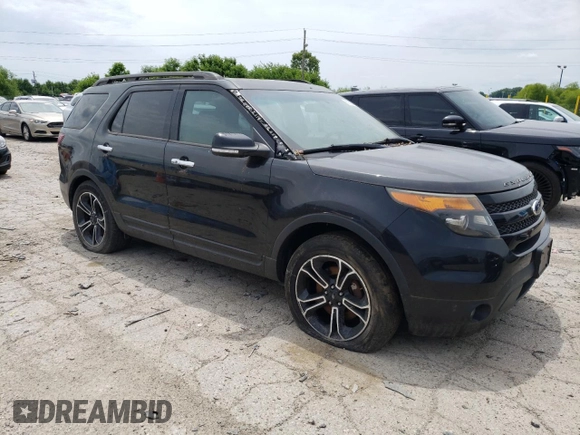 2013 Ford Explorer Sport with VIN 1FM5K8GT9DGB98049, listed as a Copart auction lot 60822875 with Not provided miles and Clean title. Bid and sale history available at DreamBid. Image 4.