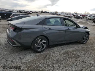 2025 Hyundai Elantra SEL Sport with VIN KMHLM4DG4SU870776, listed as a Copart auction lot 45567365 with 3,475 mi miles and Salvage Title. Bid and sale history available at carsss.com. Image 3.