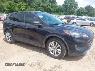 2021 Ford Escape S with VIN 1FMCU0F61MUB00230, listed as a IAAI auction lot 42738157 with 58,543 mi miles and . Bid and sale history available at DreamBid. Image 1.