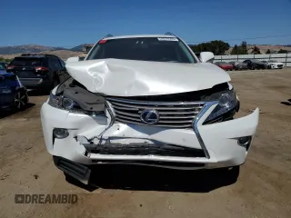 2013 Lexus RX 450h with VIN JTJBC1BA7D2437948, listed as a Copart auction lot 59039505 with 109,922 mi miles and Salvage title. Bid and sale history available at DreamBid. Image 5.
