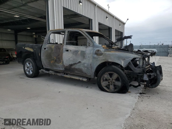 2014 Ram 1500 Express with VIN 1C6RR7KT8ES248819, listed as a Copart auction lot 51520965 with 0 mi miles and Salvage Title. Bid and sale history available at carsss.com. Image 4.
