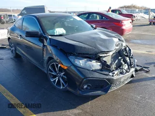 2019 Honda Civic Si with VIN 2HGFC3A52KH751629, listed as a IAAI auction lot 41644966 with 81,580 mi miles and . Bid and sale history available at DreamBid. Image 1.