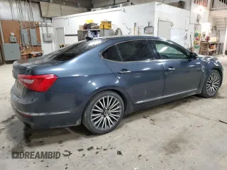 2014 Kia Cadenza Premium with VIN KNALN4D70E5124466, listed as a Copart auction lot 82614644 with 175,296 mi miles and Salvage Title. Bid and sale history available at carsss.com. Image 3.