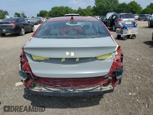 2017 Hyundai Elantra SE with VIN KMHD84LF6HU211933, listed as a Copart auction lot 58791215 with 111,859 mi miles and Salvage title. Bid and sale history available at DreamBid. Image 6.