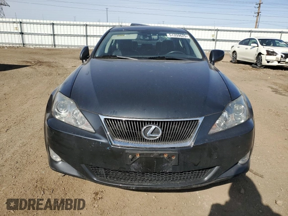 2008 Lexus IS 250 with VIN JTHCK262182026908, listed as a Copart auction lot 51359625 with 90,764 mi miles and Salvage Title. Bid and sale history available at carsss.com. Image 5.