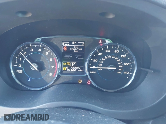 2017 Subaru Forester Touring with VIN JF2SJAWC8HH532348, listed as a IAAI auction lot 41304804 with 104,221 mi miles and . Bid and sale history available at DreamBid. Image 7.