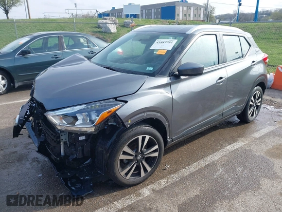 2019 Nissan Kicks S with VIN 3N1CP5CU8KL542721, listed as a IAAI auction lot 41889781 with 88,604 mi miles and . Bid and sale history available at carsss.com. Image 20.