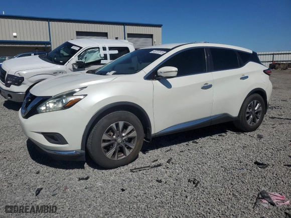 2015 Nissan Murano S with VIN 5N1AZ2MGXFN257753, listed as a Copart auction lot 48707815 with 154,141 mi miles and Salvage Title. Bid and sale history available at carsss.com. Image 1.