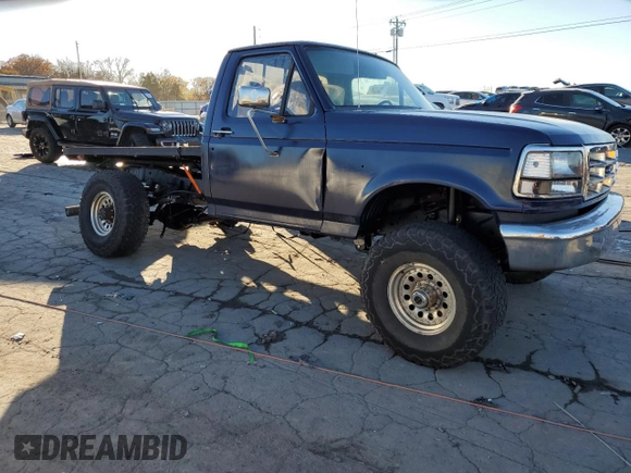 1995 Ford F-150 with VIN 1FTDF15Y6SNA89552, listed as a Copart auction lot 81551504 with 340,517 mi miles and Clean Title. Bid and sale history available at carsss.com. Image 4.
