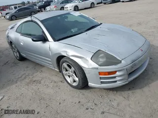 2001 Mitsubishi Eclipse GS with VIN 4A3AC44G61E141697, listed as a IAAI auction lot 41898216 with 278,116 mi miles. Bid and sale history available at carsss.com. Image 1.