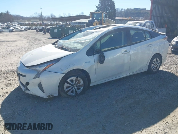 2018 Toyota Prius Two with VIN JTDKARFU2J3054890, listed as a IAAI auction lot 41639655 with 144,967 mi miles. Bid and sale history available at carsss.com. Image 2.