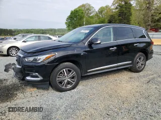 2020 Infiniti QX60 Luxe with VIN 5N1DL0MM8LC521231, listed as a Copart auction lot 52599415 with 101,375 mi miles and Salvage Title. Bid and sale history available at DreamBid. Image 1.