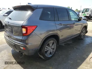 2021 Honda Passport EX-L with VIN 5FNYF7H58MB004010, listed as a Copart auction lot 49395925 with 45,864 mi miles and Salvage Title. Bid and sale history available at DreamBid. Image 3.