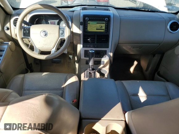2010 Mercury Mountaineer Premier with VIN 4M2EN4JE4AUJ06304, listed as a Copart auction lot 75058694 with 83,883 mi miles and Salvage Title. Bid and sale history available at carsss.com. Image 8.