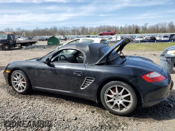 2008 Porsche Boxster S с VIN WP0CB29808U731253, выставлен на аукционе Copart как лот 49583214 с пробегом Не указан миль и Списание • Salvage title. История ставок и продаж доступна на DreamBid. Изображение 2.