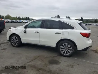 2015 Acura MDX Technology with VIN 5FRYD4H41FB019283, listed as a Copart auction lot 54602125 with 139,322 mi miles and Salvage title. Bid and sale history available at DreamBid. Image 2.