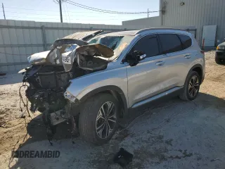 2019 Hyundai Santa Fe Limited with VIN 5NMS53AA6KH023997, listed as a Copart auction lot 49528495 with 0 mi miles and Non Repairable. Bid and sale history available at carsss.com. Image 1.