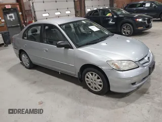 2005 Honda Civic LX z VIN 2HGES16585H579168, wystawiony jako IAAI lot #41893553 z przebiegiem 89 941 mil mil oraz . Historia ofert i sprzedaży dostępna na DreamBid. Obrazek 1.