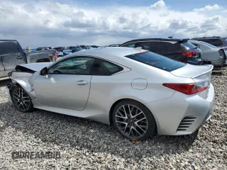 2015 Lexus RC 350 F Sport with VIN JTHSE5BC1F5002106, listed as a Copart auction lot 48820535 with 72,894 mi miles and Salvage title. Bid and sale history available at DreamBid. Image 2.
